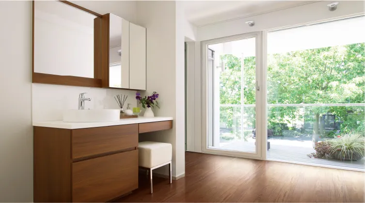 寝室にセカンド洗面をプラス