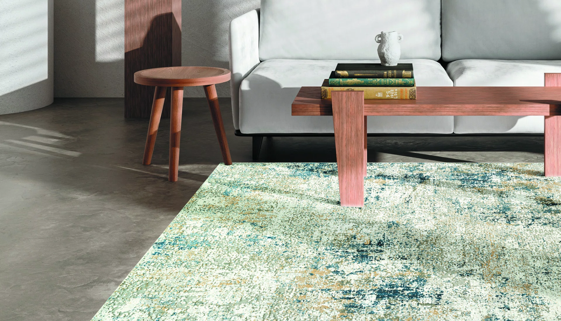 １枚のカーペットで、暮らし心地がアップ。