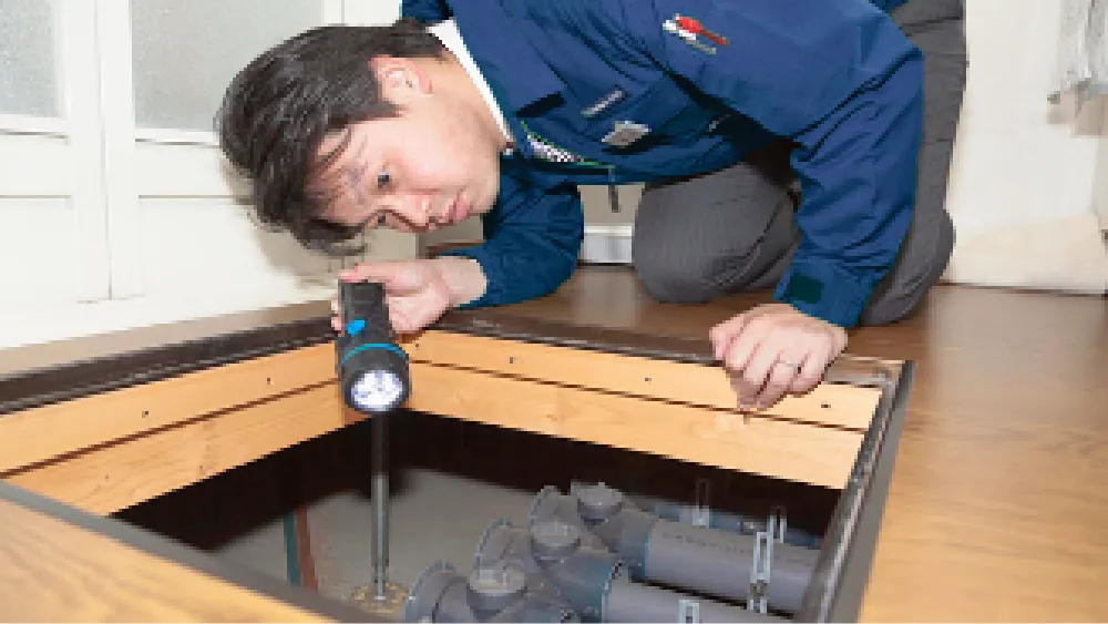 建築時のデータとご自宅の劣化状況から、住まいの弱点が分かります