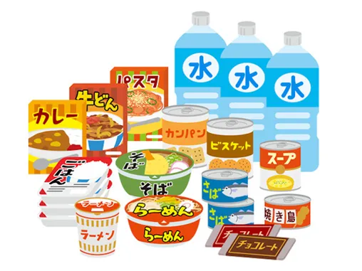 災害に備える!食料備蓄の目安とローリングストック法