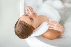 おすすめ入浴グッズ、リラックスできるバスピロー