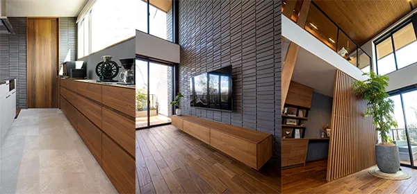 チークでトータルコーディネートした例