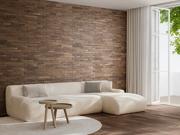 壁一面変えるだけ!空間の印象をガラリと変えるウッドタイル