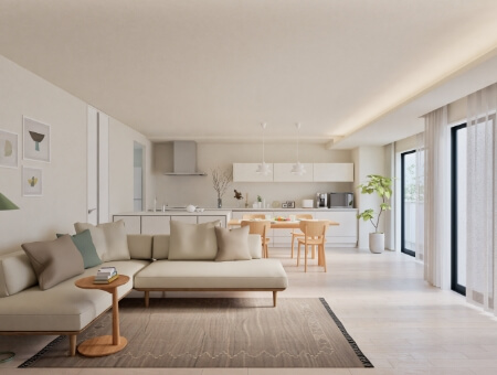 OAK WHITEを用いたリフォームイメージ