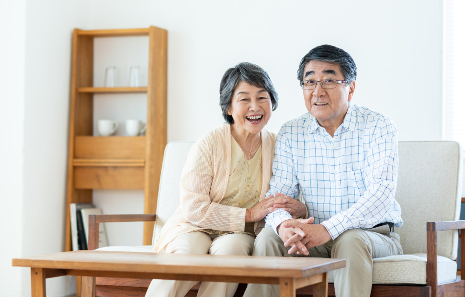 老夫婦の写真