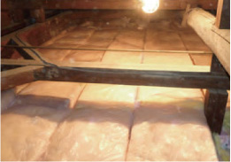小屋裏敷込み断熱工法