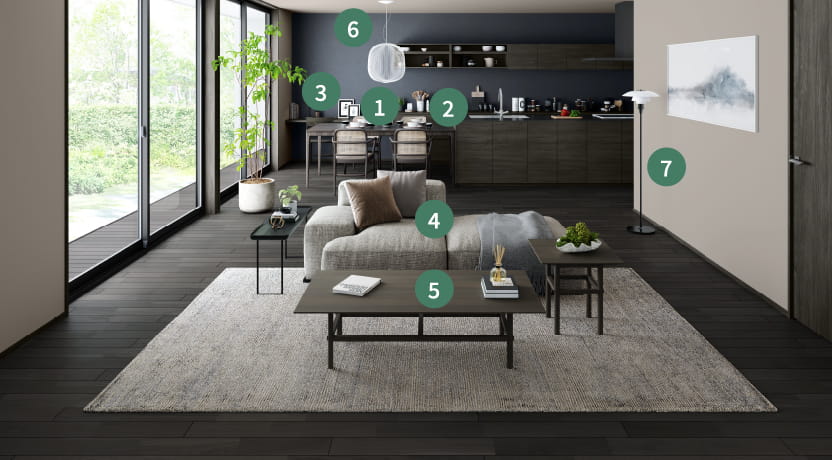 インテリアの詳細