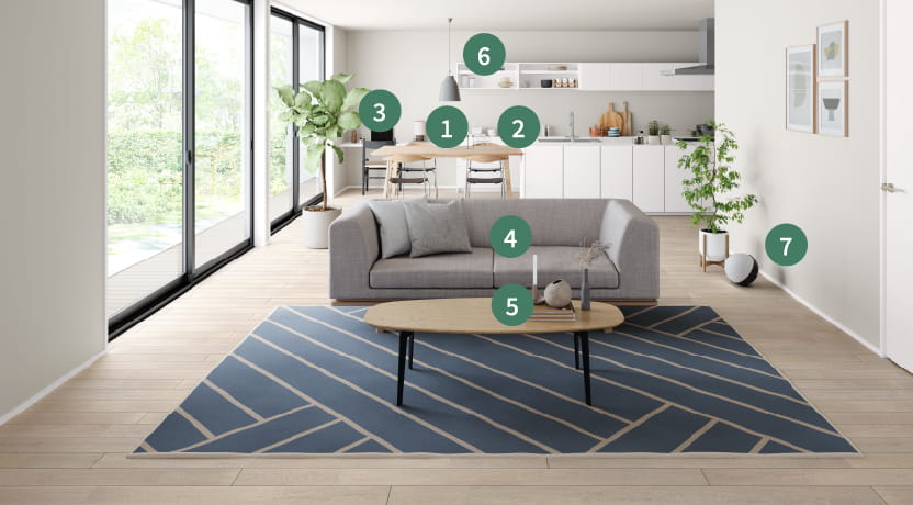 インテリアの詳細