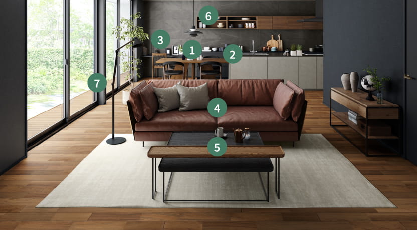 インテリアの詳細