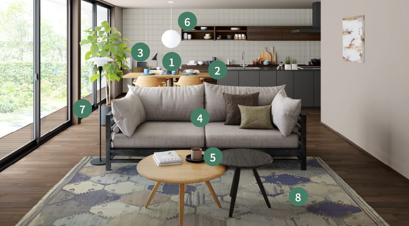 インテリアの詳細