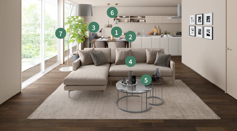 インテリアの詳細